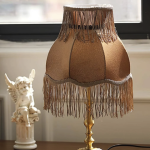 Vintage Charm: Nanyang Retro Tassel Table Lamp for Bedroom